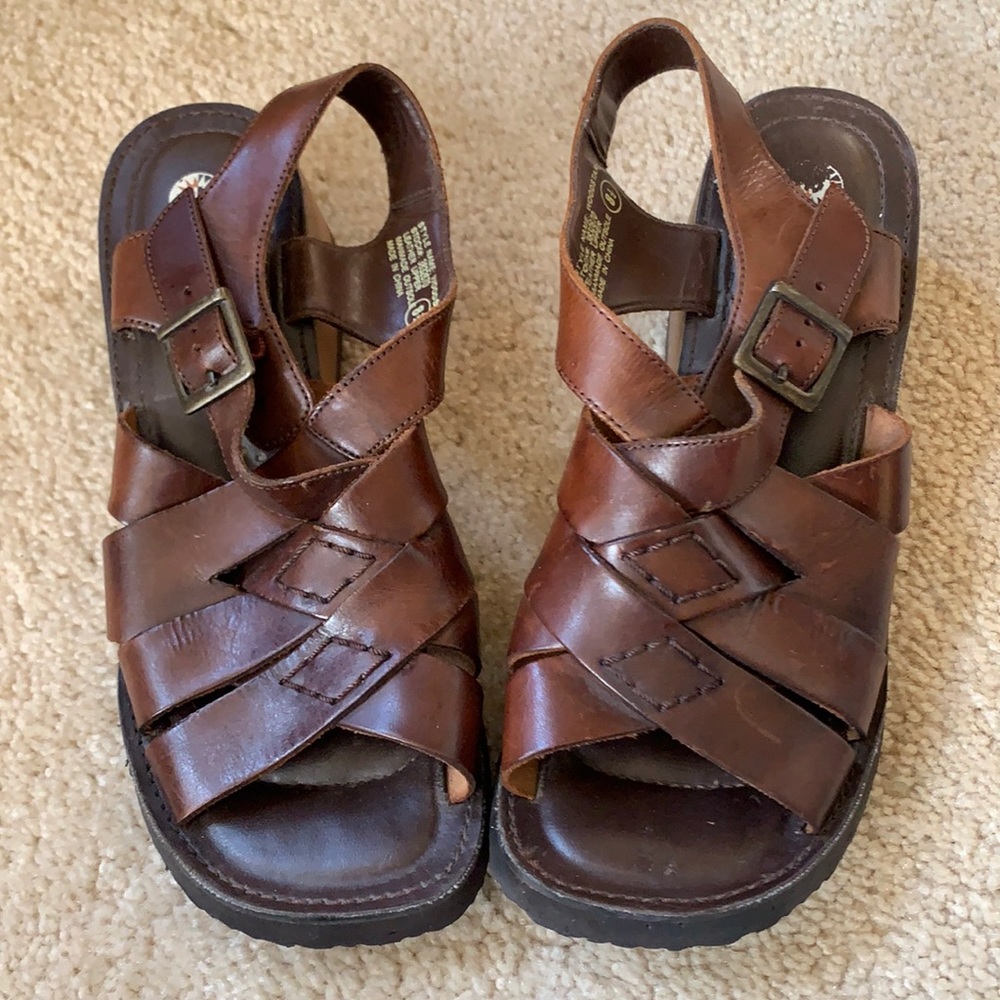 Earth shoes wood star sandals